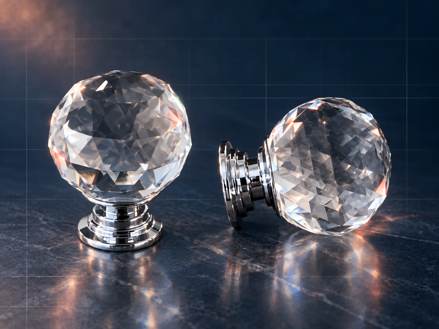 Crystal knob