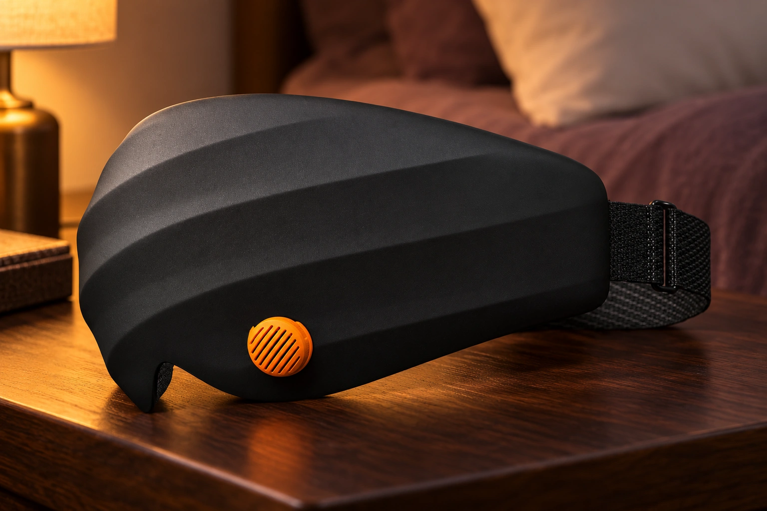 Anshui Aroma Eye Mask: Dim bedroom evening