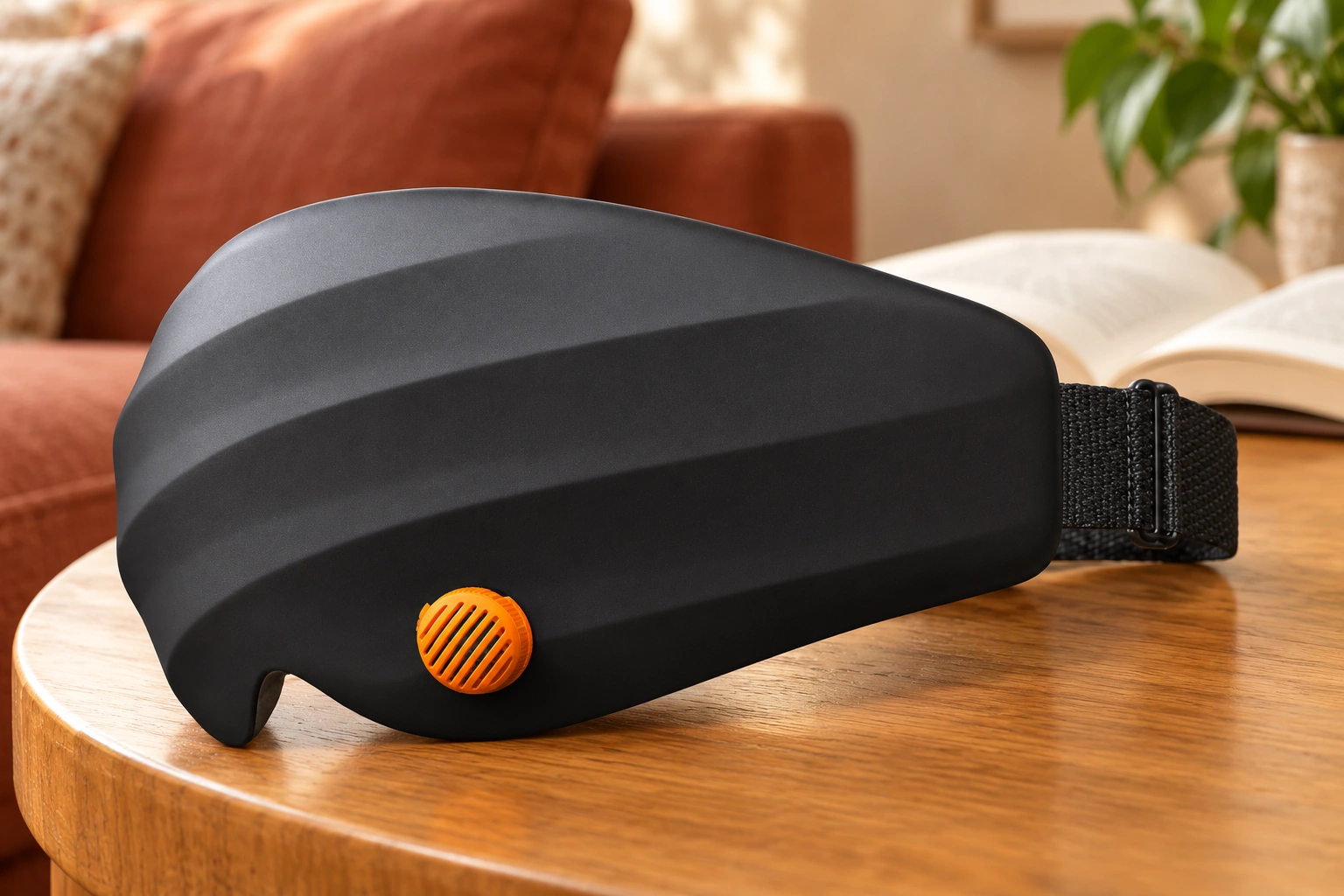 Anshui Aroma Eye Mask: Living room reading side table