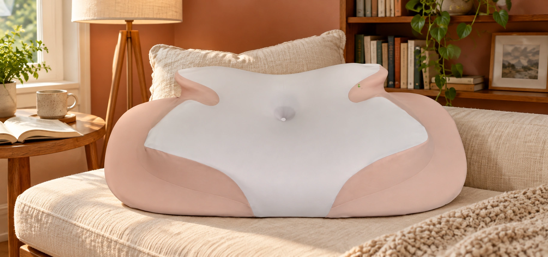 Anshui Cloud Memory Foam Pillow: Reading daybed · Scene illustration