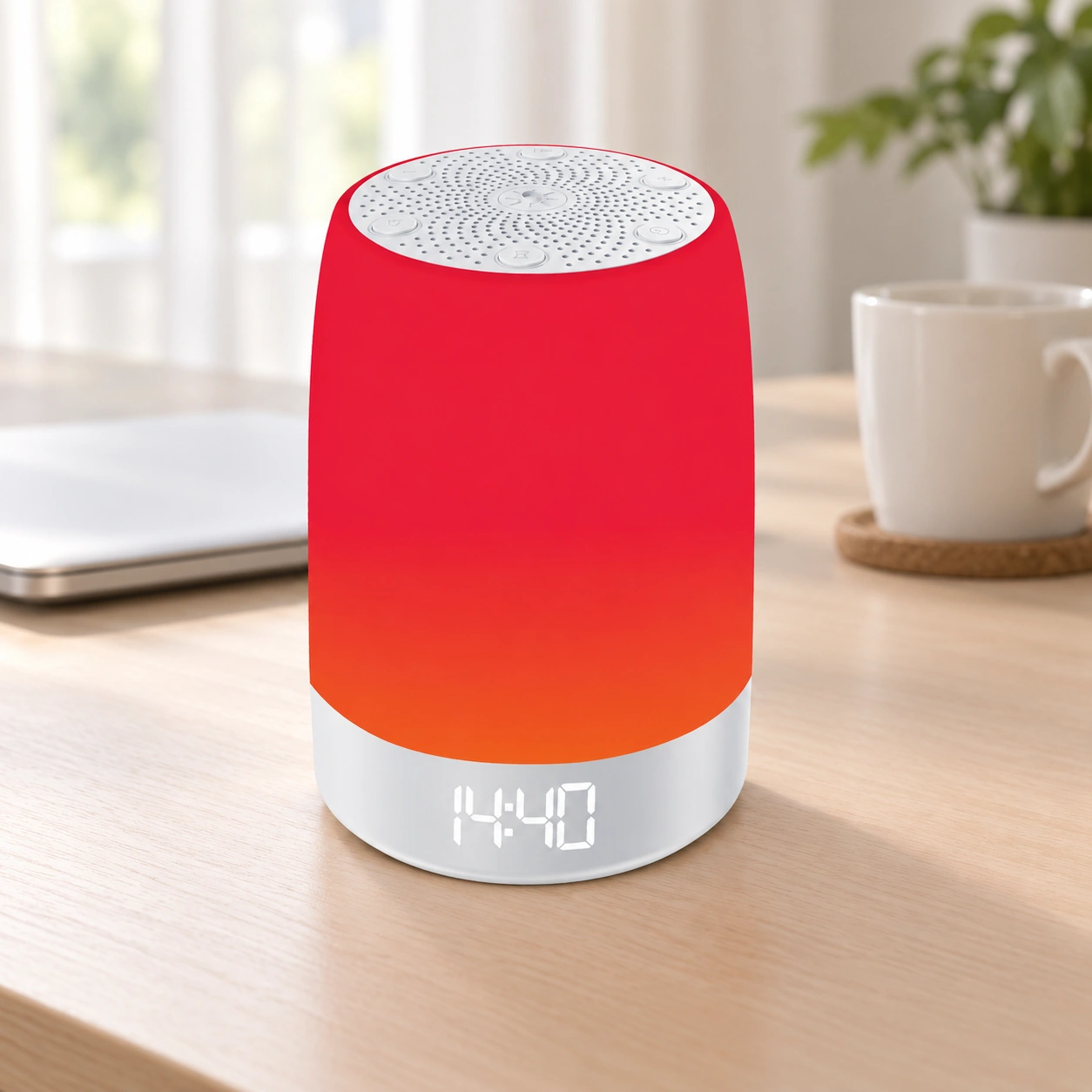 Anshui Red-Light and White-Noise Machine: Scene illustration | Work desk scene
