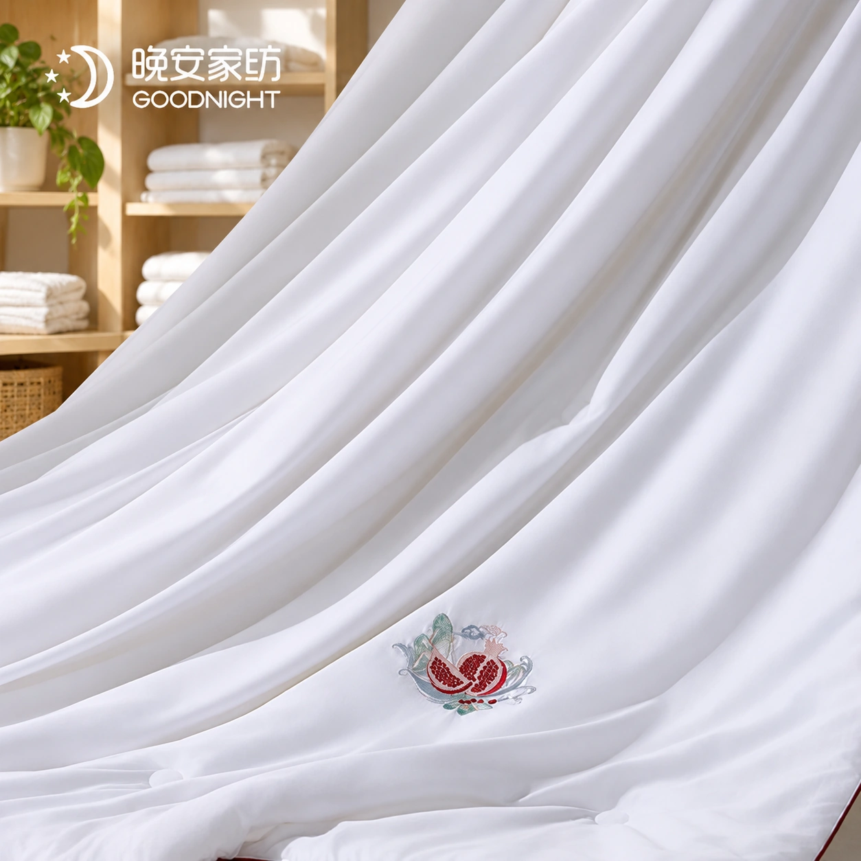 Jinyu Liangyuan Mulberry Silk Quilt: Home linen room · Scene illustration