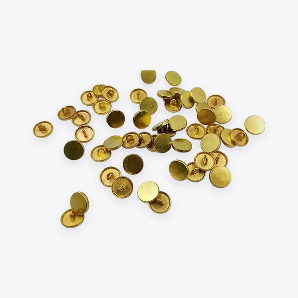20L Flat Mushroom-shaped Alloy Shank Buttons