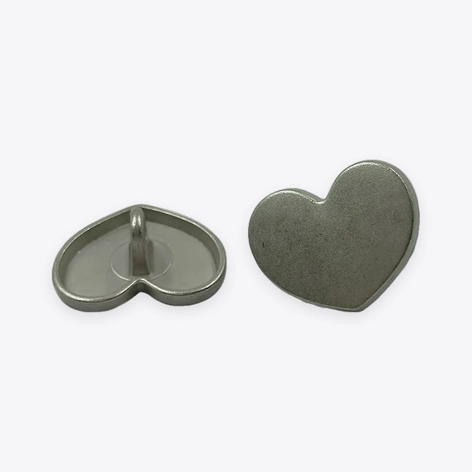 Heart-shaped Alloy High-shank Buttons