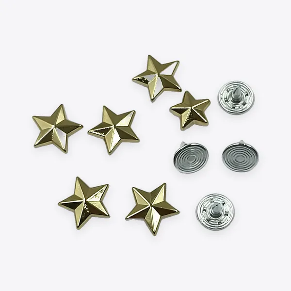 10 mm / 12.5 mm Alloy Star Studs