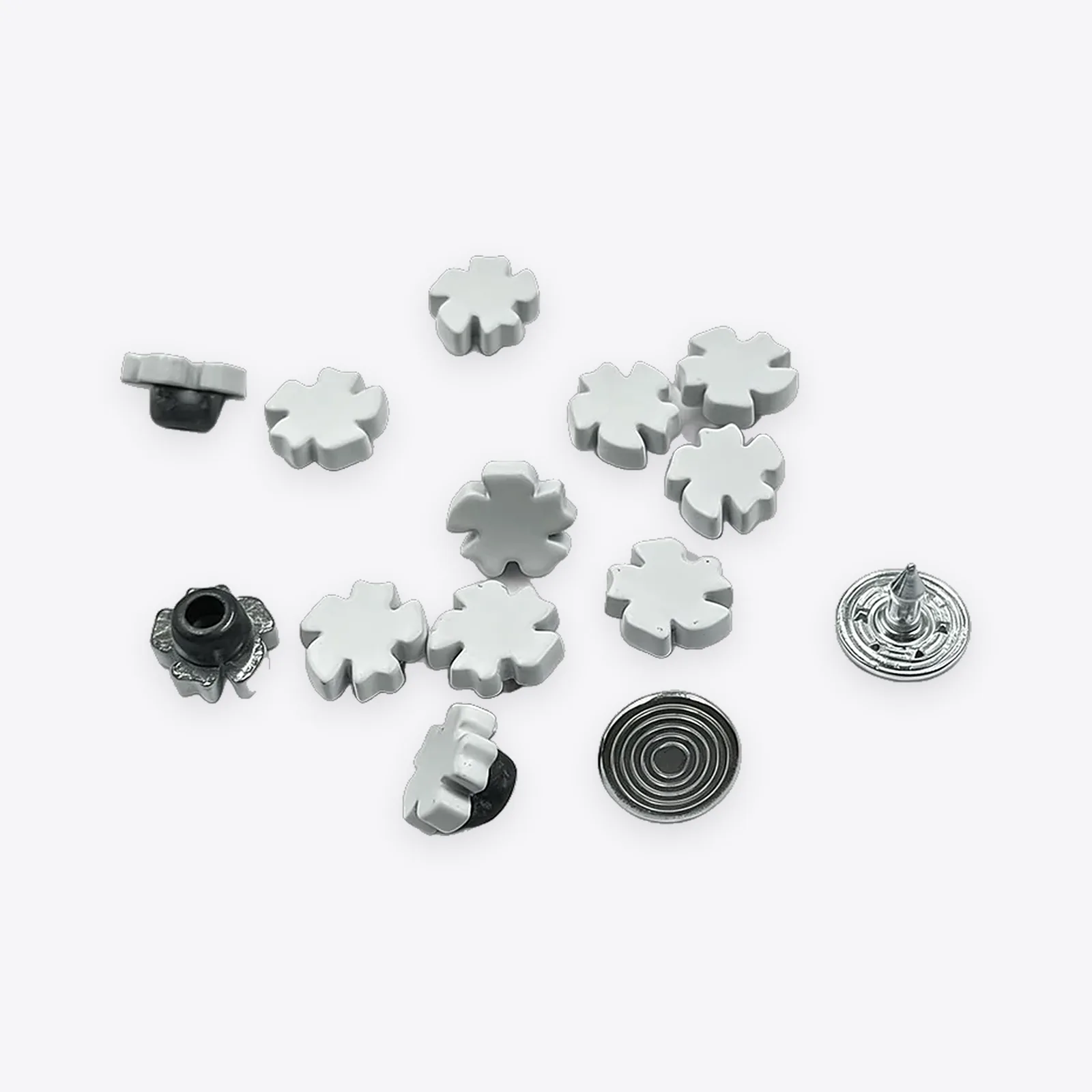Shaped Alloy Double-cap Rivets
