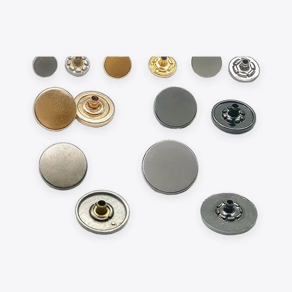 Flat Zinc Alloy Snap Fasteners