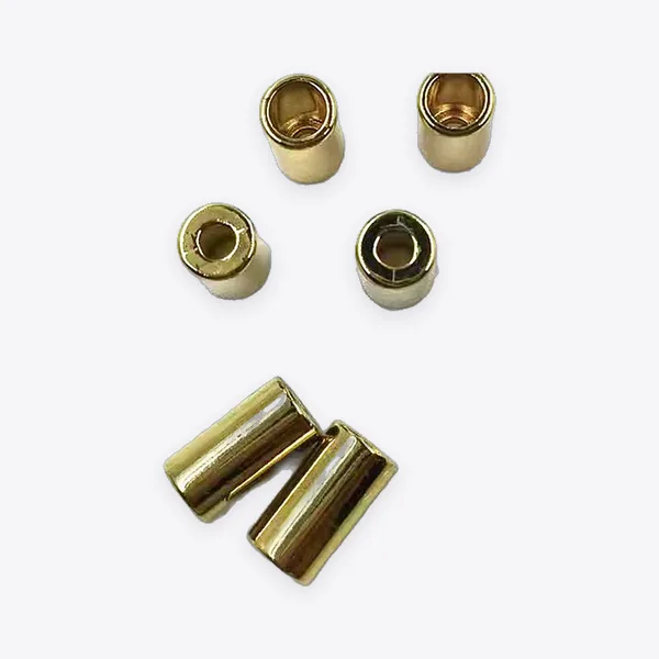 Straight Barrel-shaped Zinc Alloy Cord Hardware