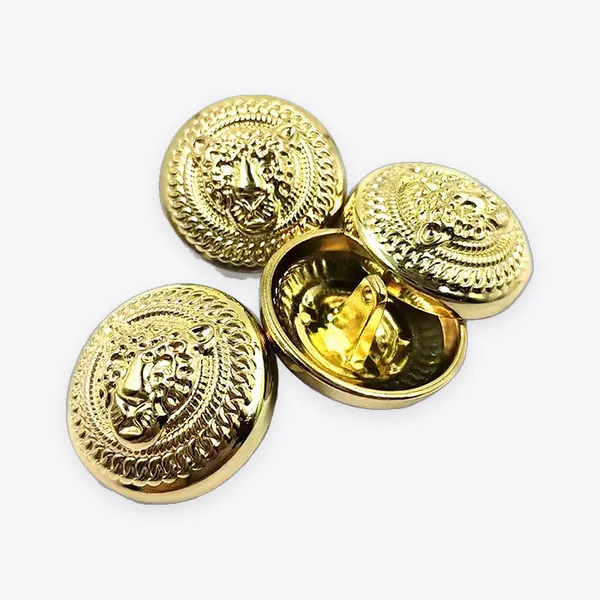 Gold-tone Zinc Alloy Shank Buttons