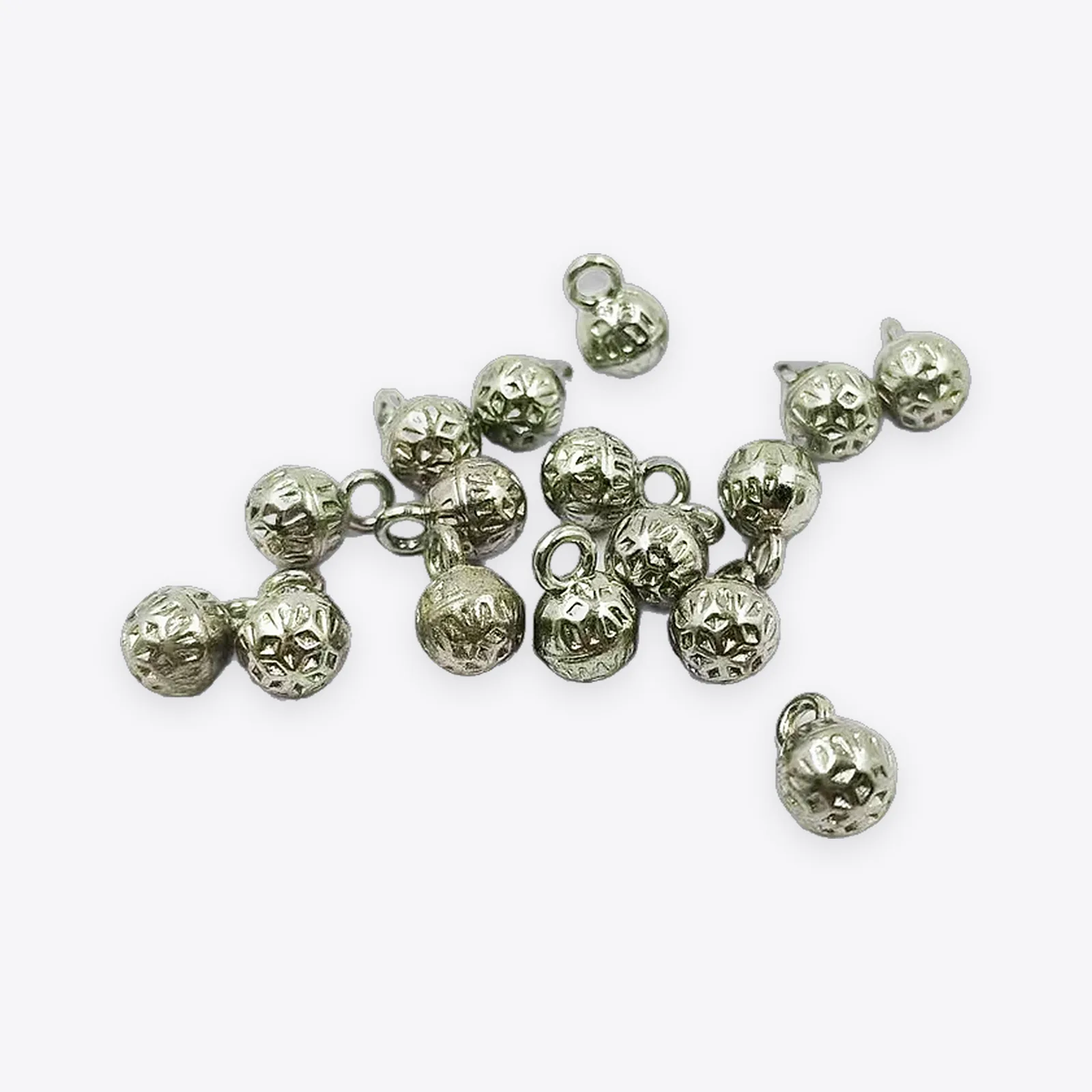 6 mm Solid Round Metal Bead Buttons