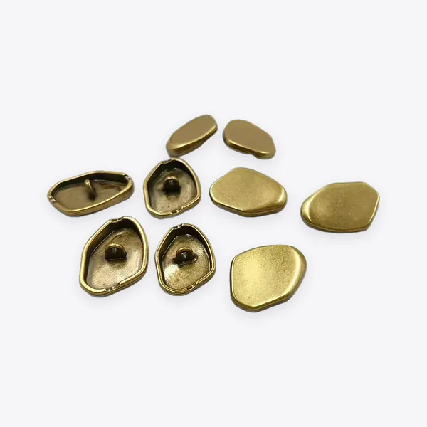 Irregular Alloy Sew-on Buttons