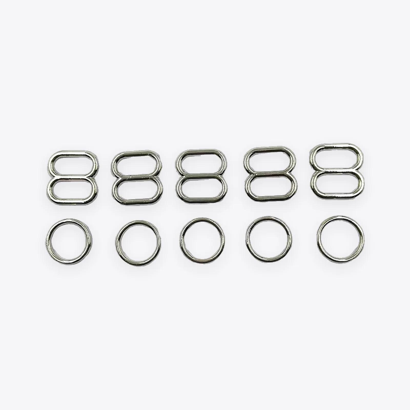 Metal Figure-eight & O-ring Strap Adjusters