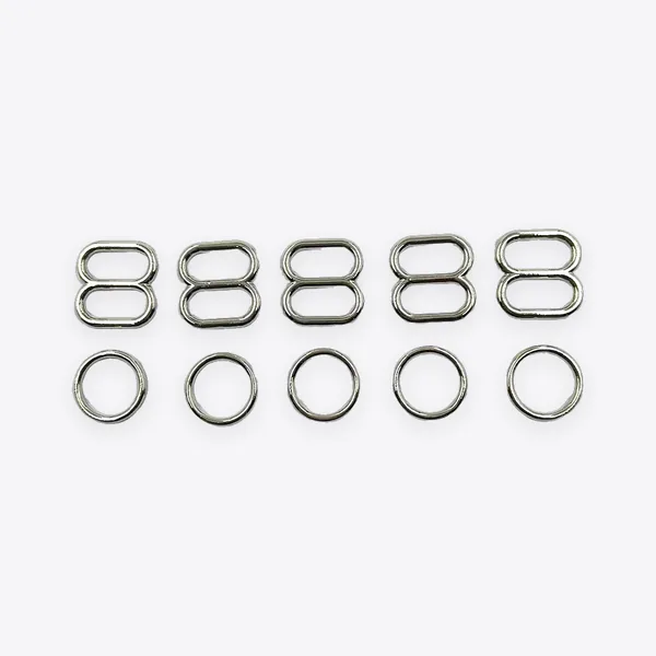 Metal Figure-eight & O-ring Strap Adjusters