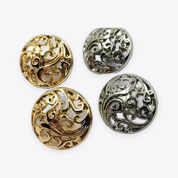 17.5 mm Openwork Metal Shank Buttons